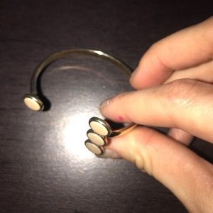 Banana Republic woman’s metal wrist braclet